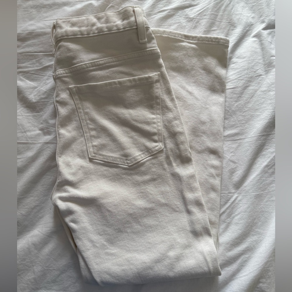 Theory white jeans